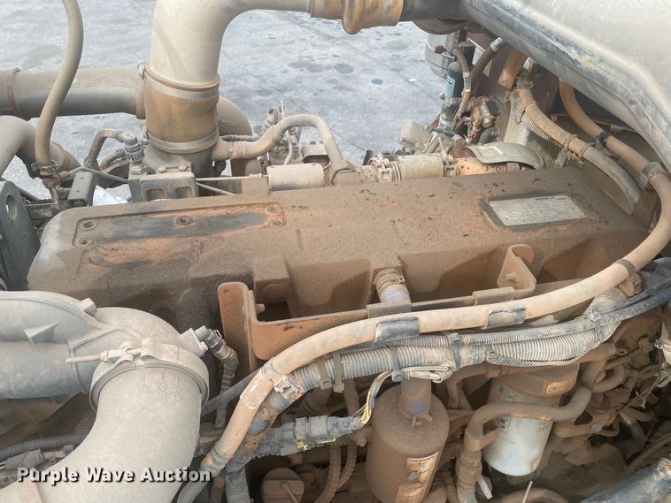 image for item DL6167 2012 Peterbilt 388  flatbed truck with mud mixer