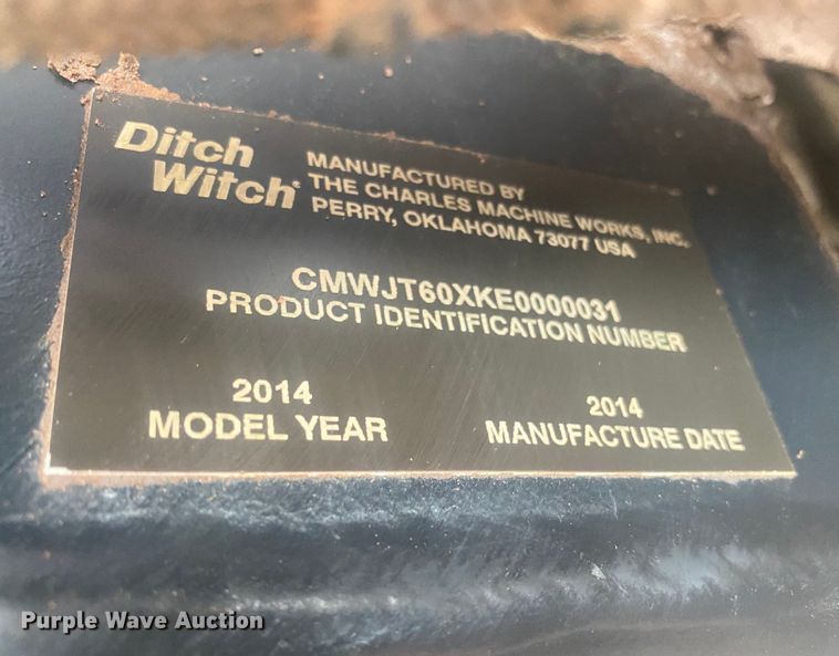 image for item DL6168 2014 Ditch Witch JT60  directional boring unit