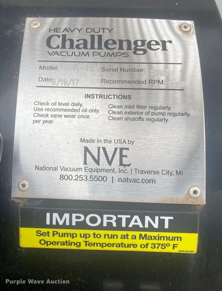 image for item DL6170 2011 Dragon  vacuum trailer