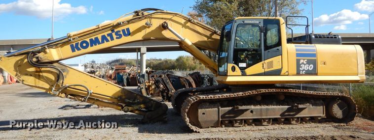 image for item DM0736 2013 Komatsu PC360LC-10  excavator