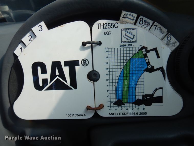 image for item DM5314 2015 Caterpillar TH255C  telehandler