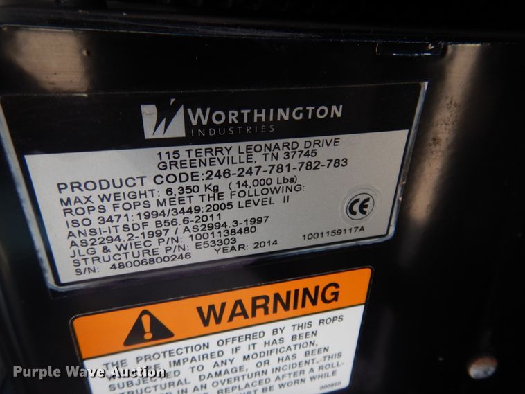 image for item DM5314 2015 Caterpillar TH255C  telehandler