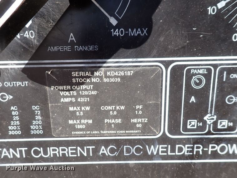 image for item DN2265 Miller Legend  welder/generator