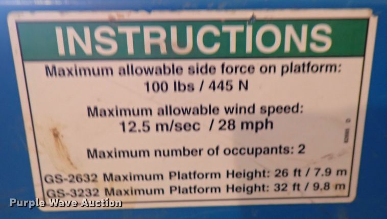 image for item DN2267 2017 Genie GC-2632  scissor lift