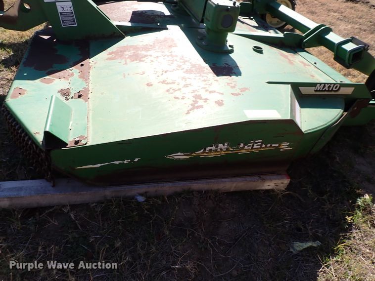 image for item DN2274 John Deere MX10  rotary mower