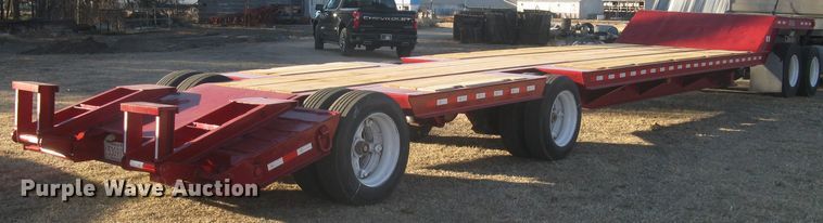 image for item DN2300 1991 Trail King  drop deck equipment trailer