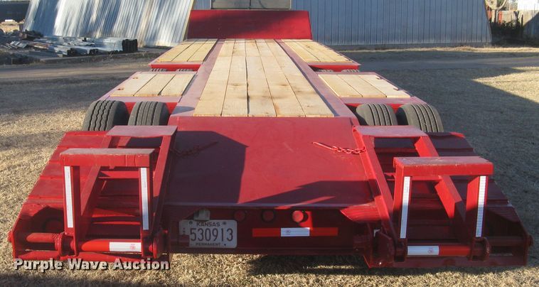 image for item DN2300 1991 Trail King  drop deck equipment trailer