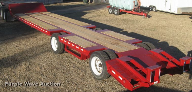 image for item DN2300 1991 Trail King  drop deck equipment trailer