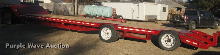 image for item DN2300 1991 Trail King  drop deck equipment trailer
