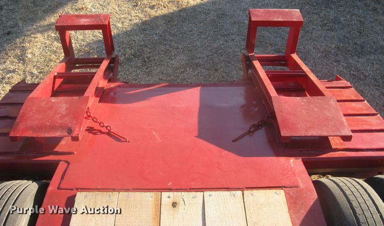 image for item DN2300 1991 Trail King  drop deck equipment trailer