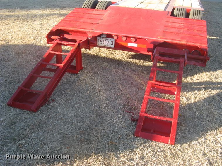 image for item DN2300 1991 Trail King  drop deck equipment trailer