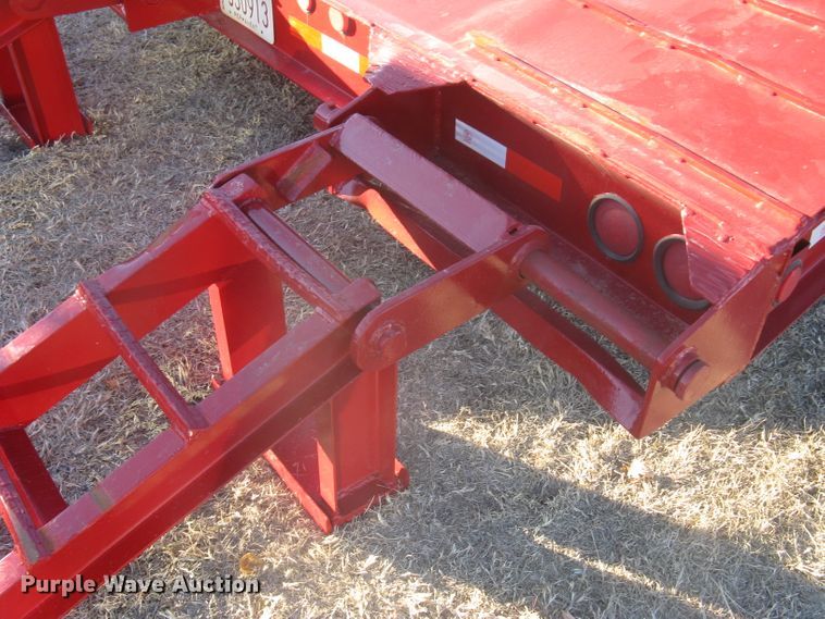 image for item DN2300 1991 Trail King  drop deck equipment trailer