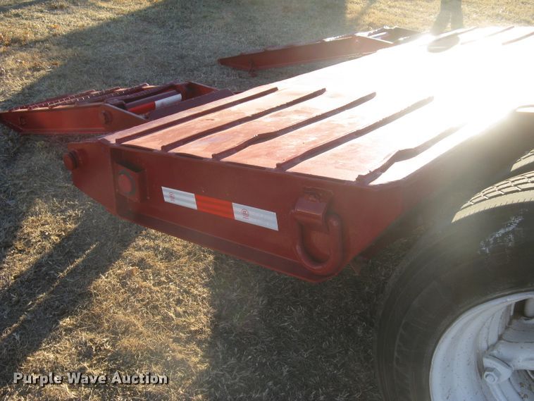 image for item DN2300 1991 Trail King  drop deck equipment trailer