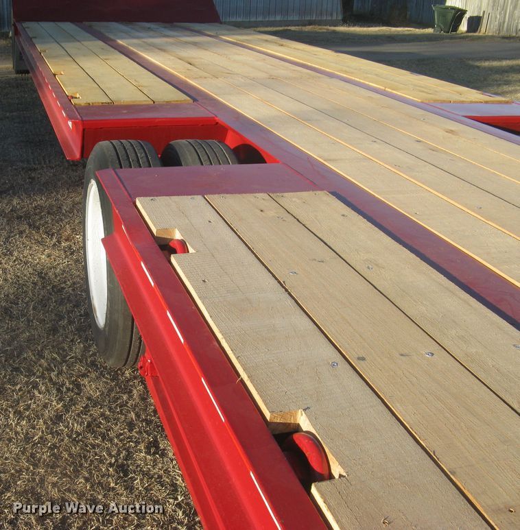 image for item DN2300 1991 Trail King  drop deck equipment trailer