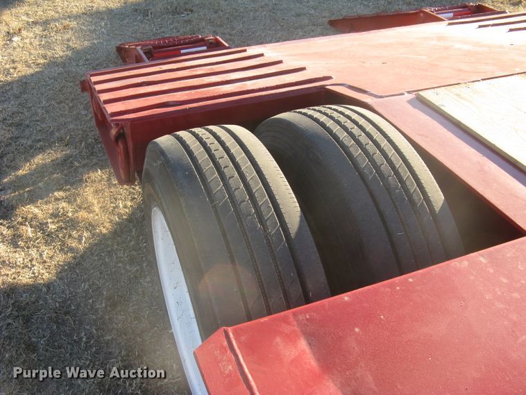 image for item DN2300 1991 Trail King  drop deck equipment trailer