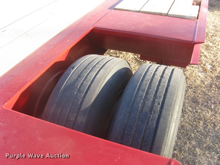 image for item DN2300 1991 Trail King  drop deck equipment trailer