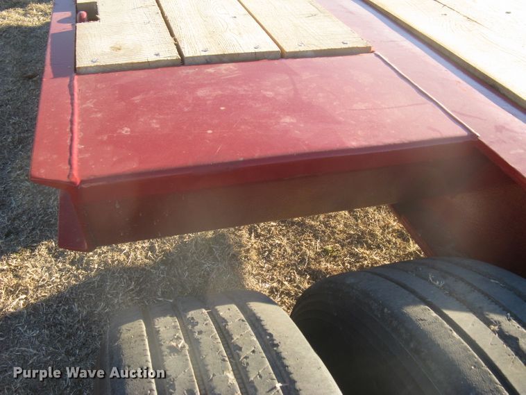 image for item DN2300 1991 Trail King  drop deck equipment trailer