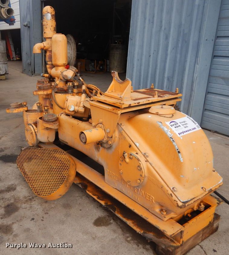 image for item DN6259 1993 Gardner Denver 4.5x5 Duplex  mud pump