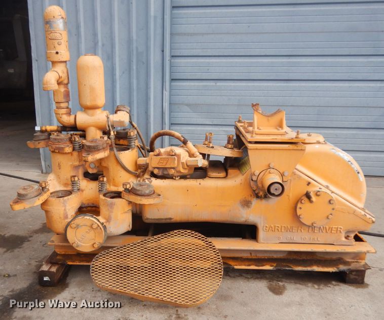 image for item DN6259 1993 Gardner Denver 4.5x5 Duplex  mud pump