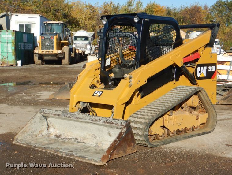 image for item DN6547 2016 Caterpillar 289D  tracked skid steer loader