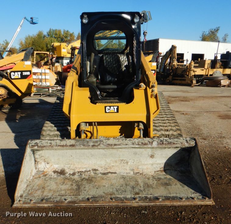 image for item DN6547 2016 Caterpillar 289D  tracked skid steer loader