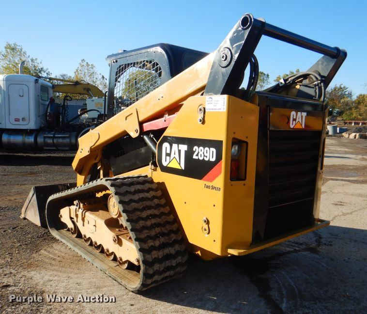 image for item DN6547 2016 Caterpillar 289D  tracked skid steer loader