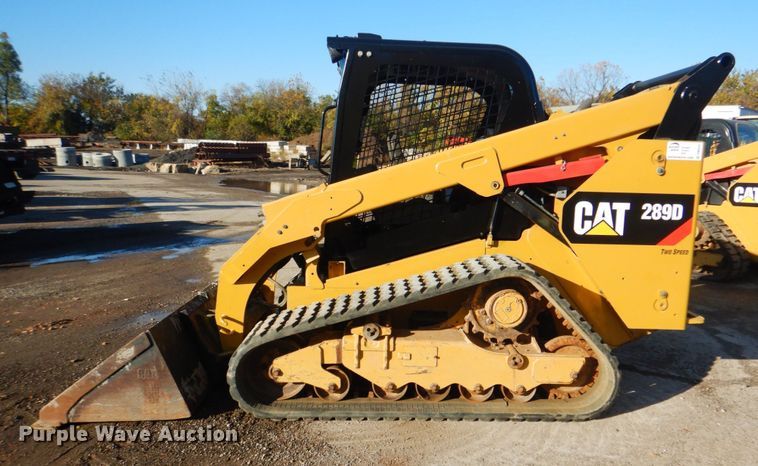 image for item DN6547 2016 Caterpillar 289D  tracked skid steer loader