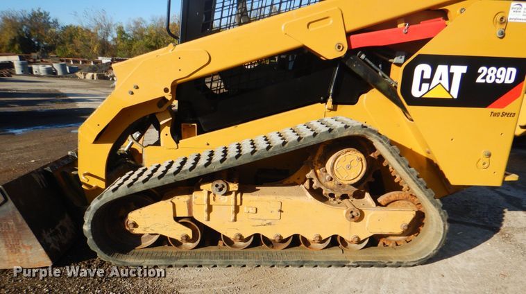 image for item DN6547 2016 Caterpillar 289D  tracked skid steer loader