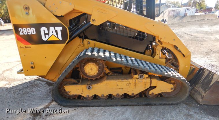 image for item DN6547 2016 Caterpillar 289D  tracked skid steer loader