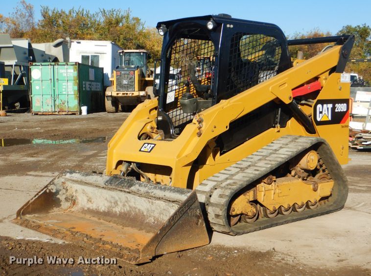 image for item DN6549 2016 Caterpillar 289D  tracked skid steer loader