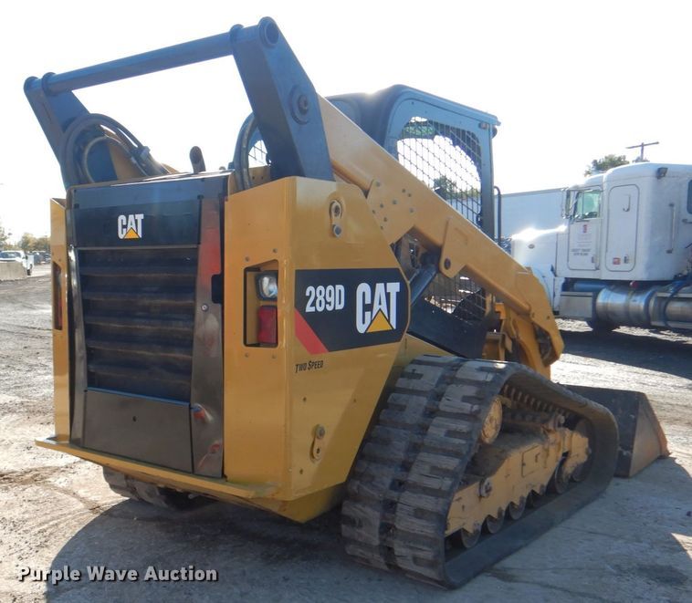 image for item DN6549 2016 Caterpillar 289D  tracked skid steer loader