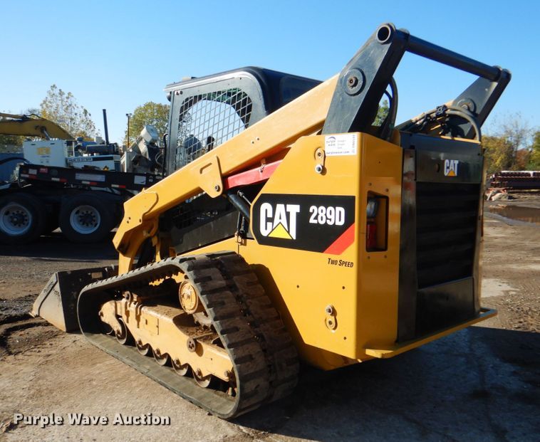image for item DN6549 2016 Caterpillar 289D  tracked skid steer loader
