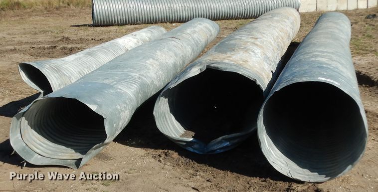 image for item ED9893 (4) galvanized culverts