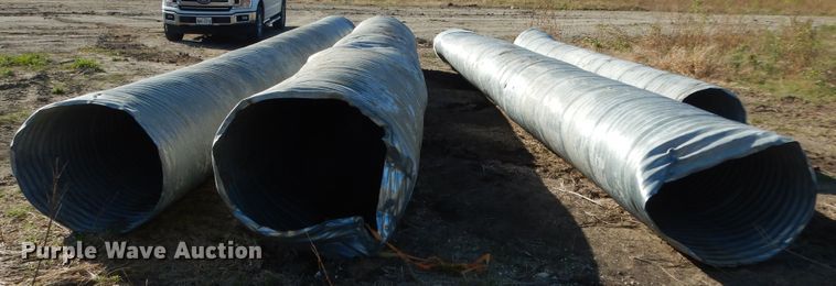 image for item ED9893 (4) galvanized culverts