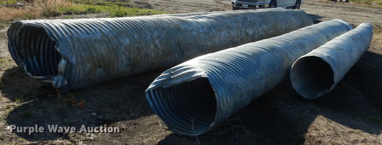 image for item ED9893 (4) galvanized culverts