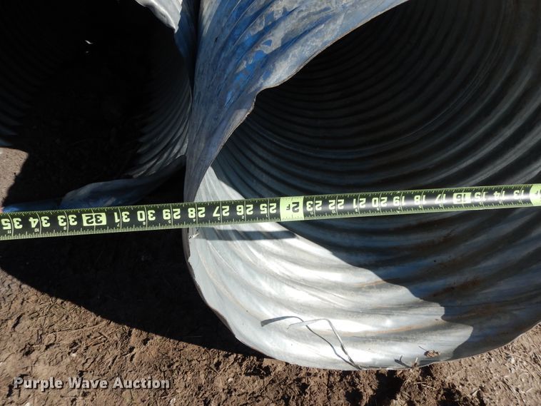 image for item ED9893 (4) galvanized culverts