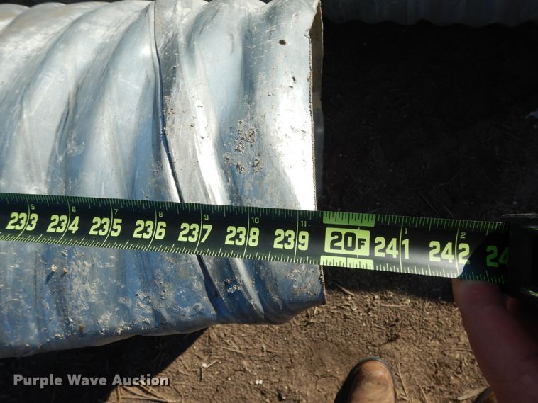 image for item ED9893 (4) galvanized culverts