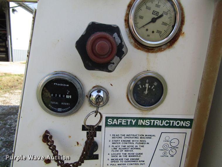 image for item EV9368 FMC  sewer jetter trailer