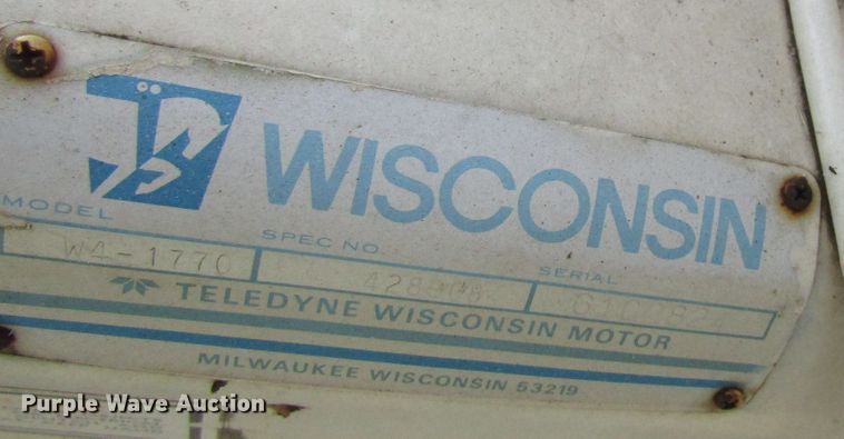 image for item EV9368 FMC  sewer jetter trailer