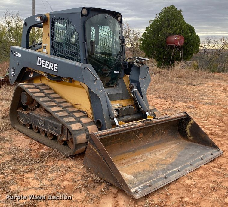 image for item EX9655 2011 John Deere 333D  tracked skid steer loader