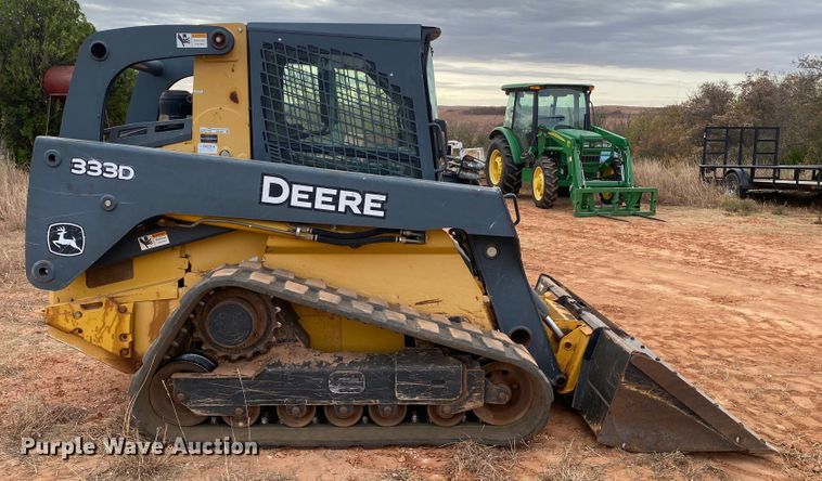 image for item EX9655 2011 John Deere 333D  tracked skid steer loader