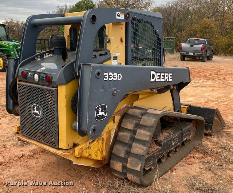image for item EX9655 2011 John Deere 333D  tracked skid steer loader