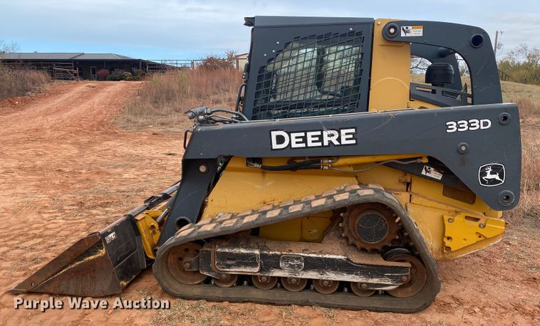 image for item EX9655 2011 John Deere 333D  tracked skid steer loader
