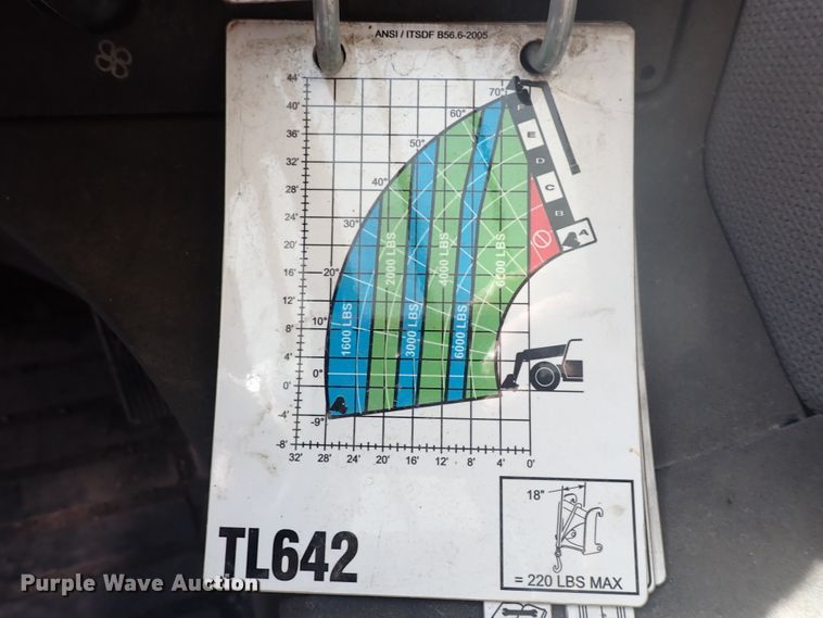 image for item EX9665 2012 Caterpillar TL642  telehandler
