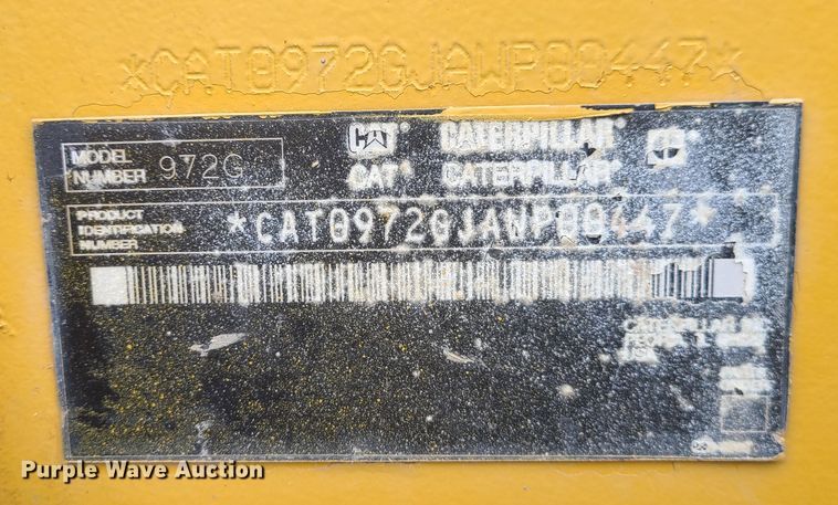 image for item EZ9240 2005 Caterpillar 972G  wheel loader