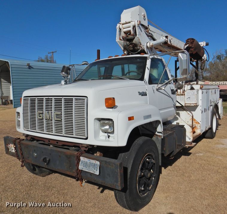 image for item FO9258 1996 GMC TopKick C6500  pressure digger truck