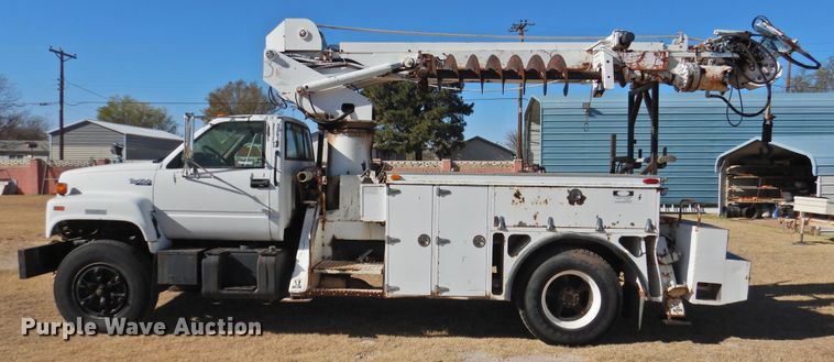 image for item FO9258 1996 GMC TopKick C6500  pressure digger truck