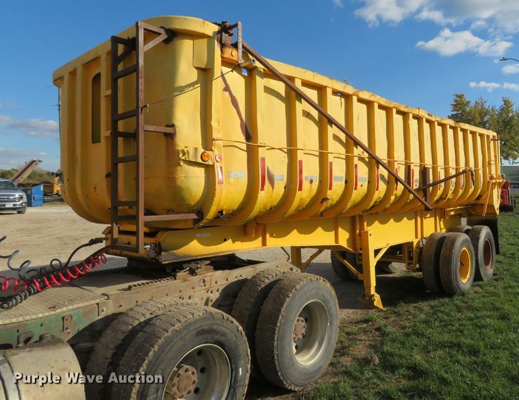 image for item FP9437 1973 Fruehauf ND-DB5-24  end dump trailer
