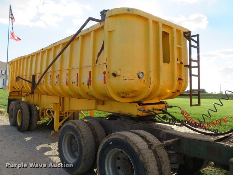 image for item FP9437 1973 Fruehauf ND-DB5-24  end dump trailer