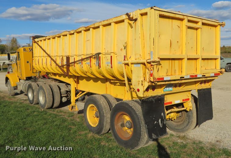 image for item FP9437 1973 Fruehauf ND-DB5-24  end dump trailer